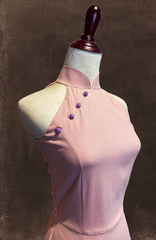 Pink Casuals Cheongsam Dress