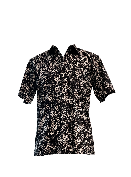 Black and White Floral Liberty Shirt