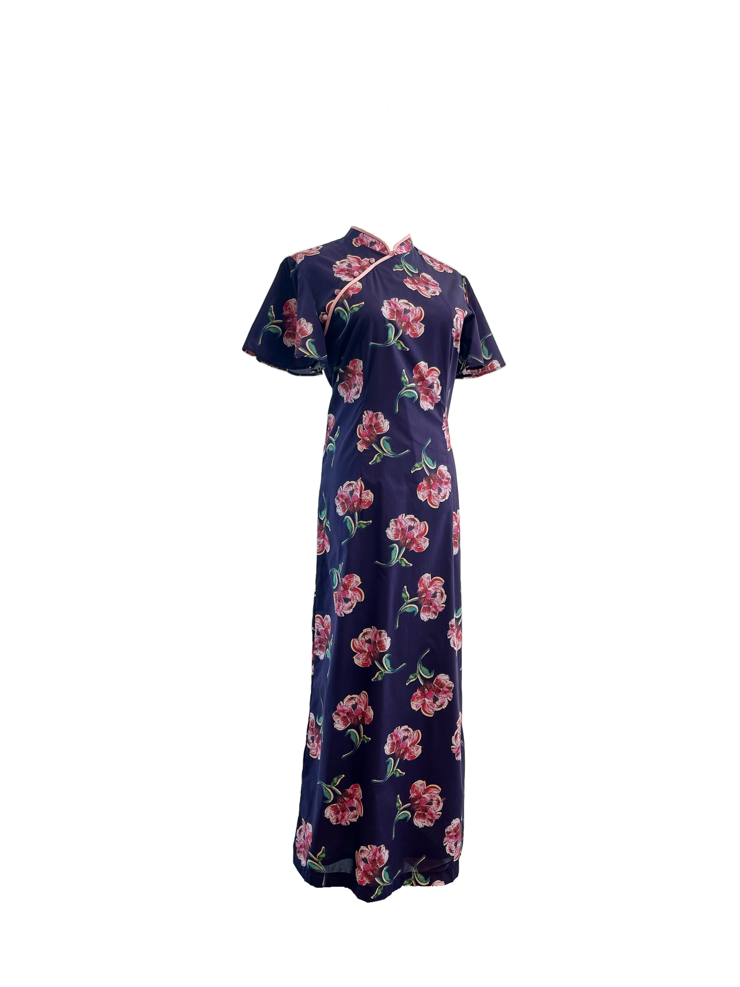 Liberty Printed Peonies Cheongsam