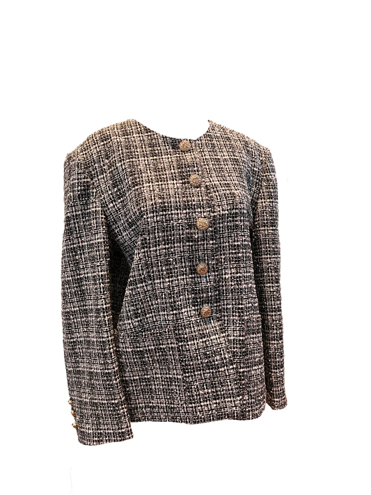 Tweed Long Sleeve Jacket
