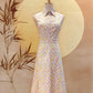 Pastel Printed Flare Cotton Dress