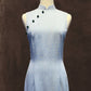 Baby Blue Cotton Cheongsam