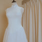 Duchess Satin Cheongsam A-Line Tulle Dress Fusion