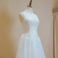 Duchess Satin Cheongsam A-Line Tulle Dress Fusion