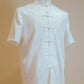 Short-sleeved Chinese Silk Tang Shirt with Chinese Knots