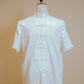 Short-sleeved Chinese Silk Tang Shirt with Chinese Knots