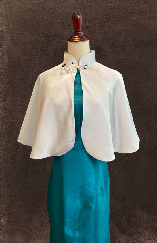 Dark Turquoise Cheongsam Set