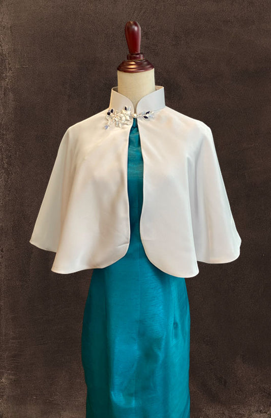Dark Turquoise Cheongsam Set