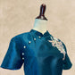 Dark Turquoise Sleeveless Cheongsams