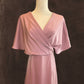 Dusty Pink Drape Gown