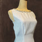 Lavender blue mermaid dress with bejewelled necklines