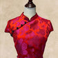 Red Rose Jacquard Cheongsam