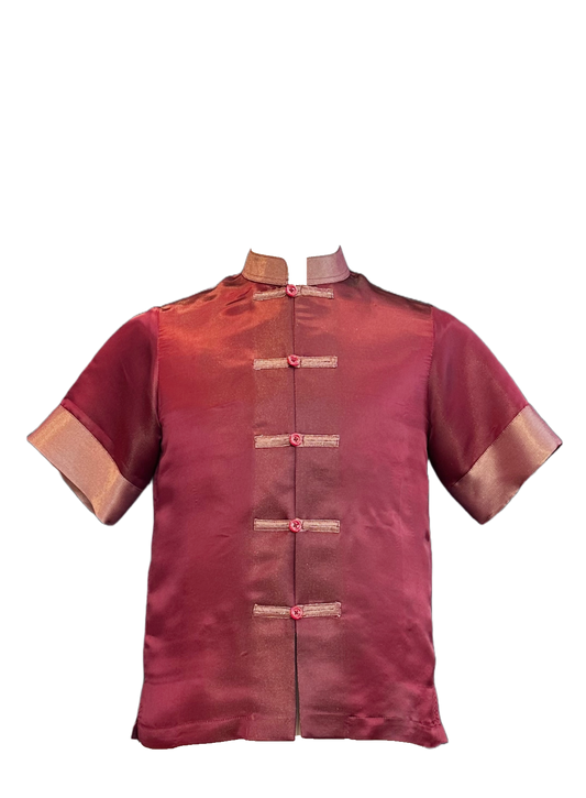 Thai Silk Tang Shirt