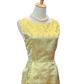 Yellow Jacquard Dress