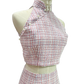 Two-Piece Tweed Cheongsam Set