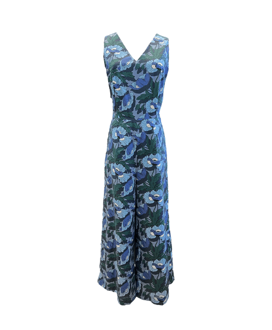 Liberty Print V-neck Jumpsuit