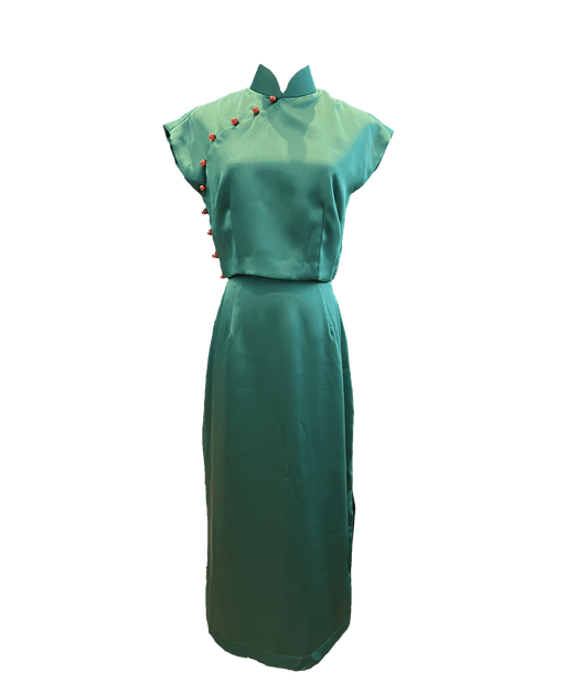 Two-piece Satin Cheongsam