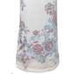 White Floral Jacquard Full-Length Cheongsam