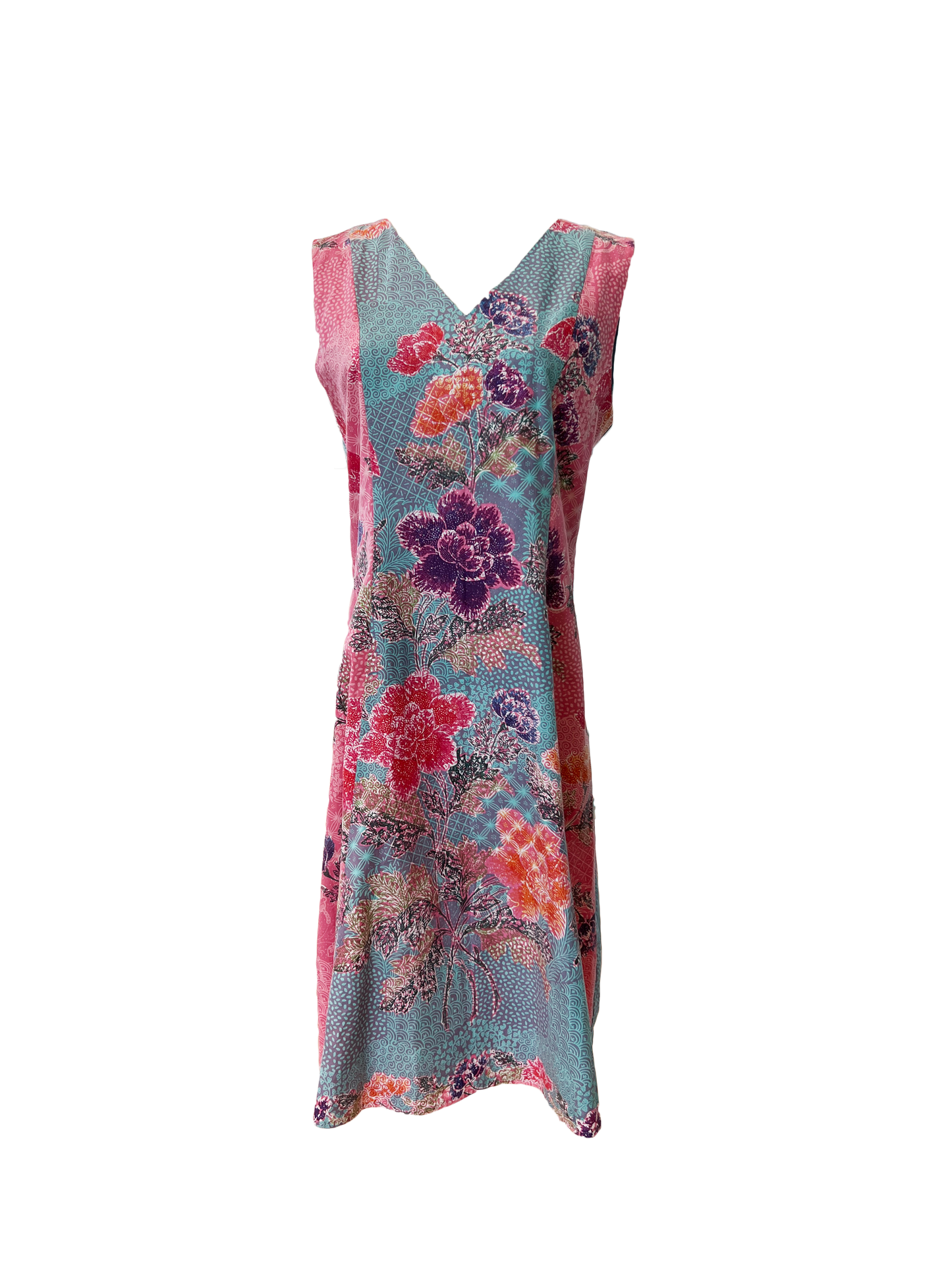 Batik V-neck Dress