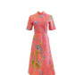 Batik Cheongsam with A-Line Bottom