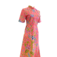 Batik Cheongsam with A-Line Bottom