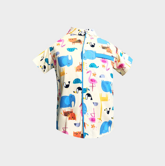Colourful Animal Print Shirt